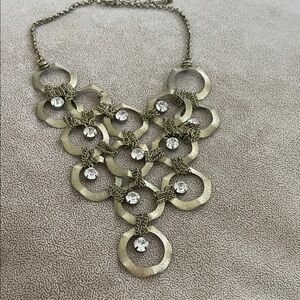 Elegant Vintage Gold and Silver Necklace